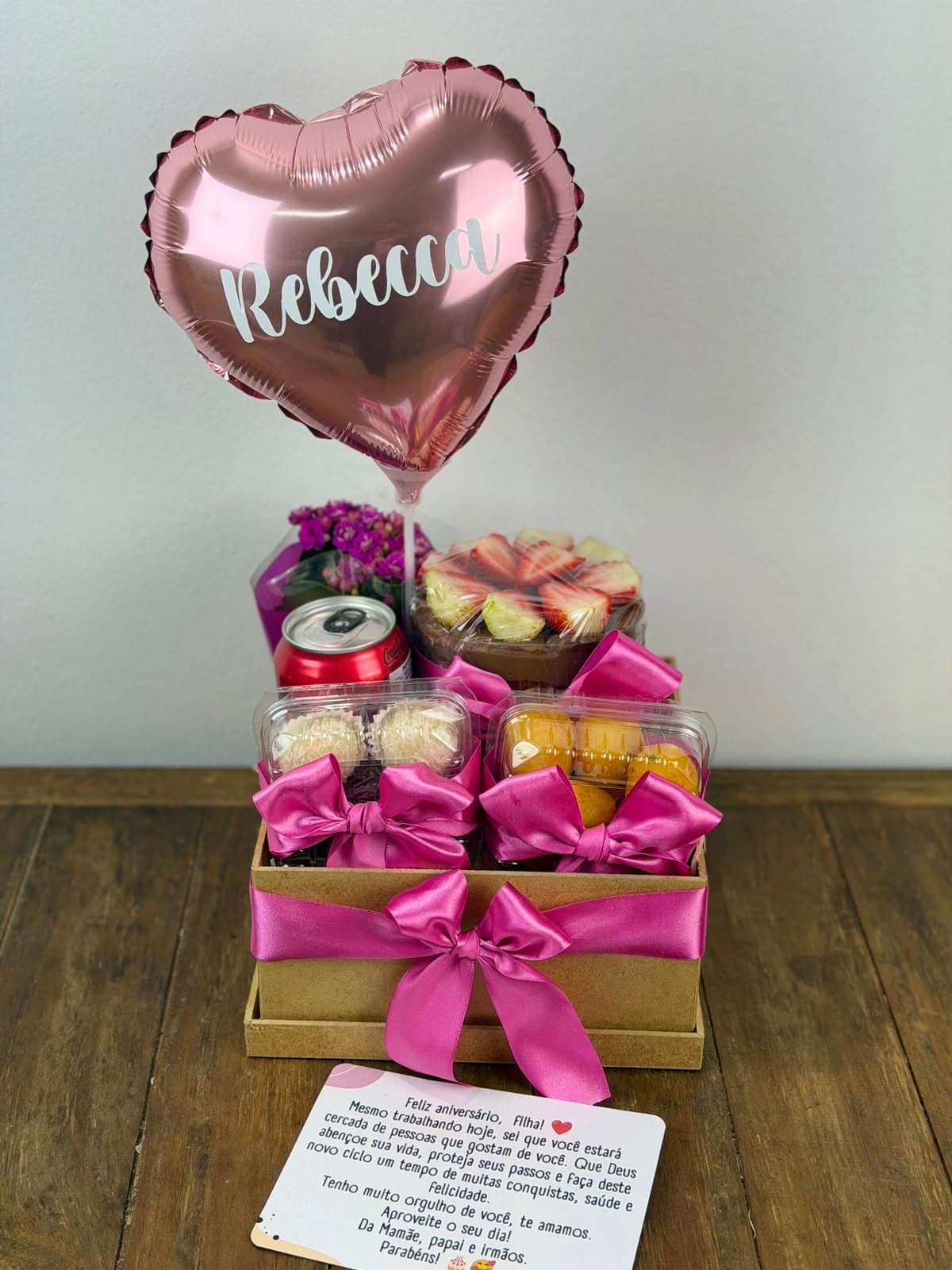 Mini Festa Na Caixa Com Coração Personalizado