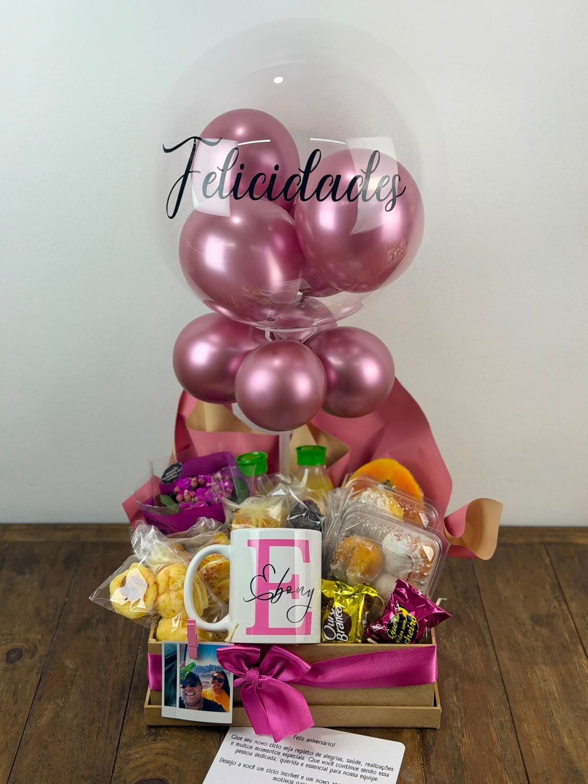 Café da Manhã Doce Encanto Com Caneca e Balão